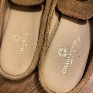 Charleston Shoe Co Leather Mules Women's Size 8 Comfortable EUC